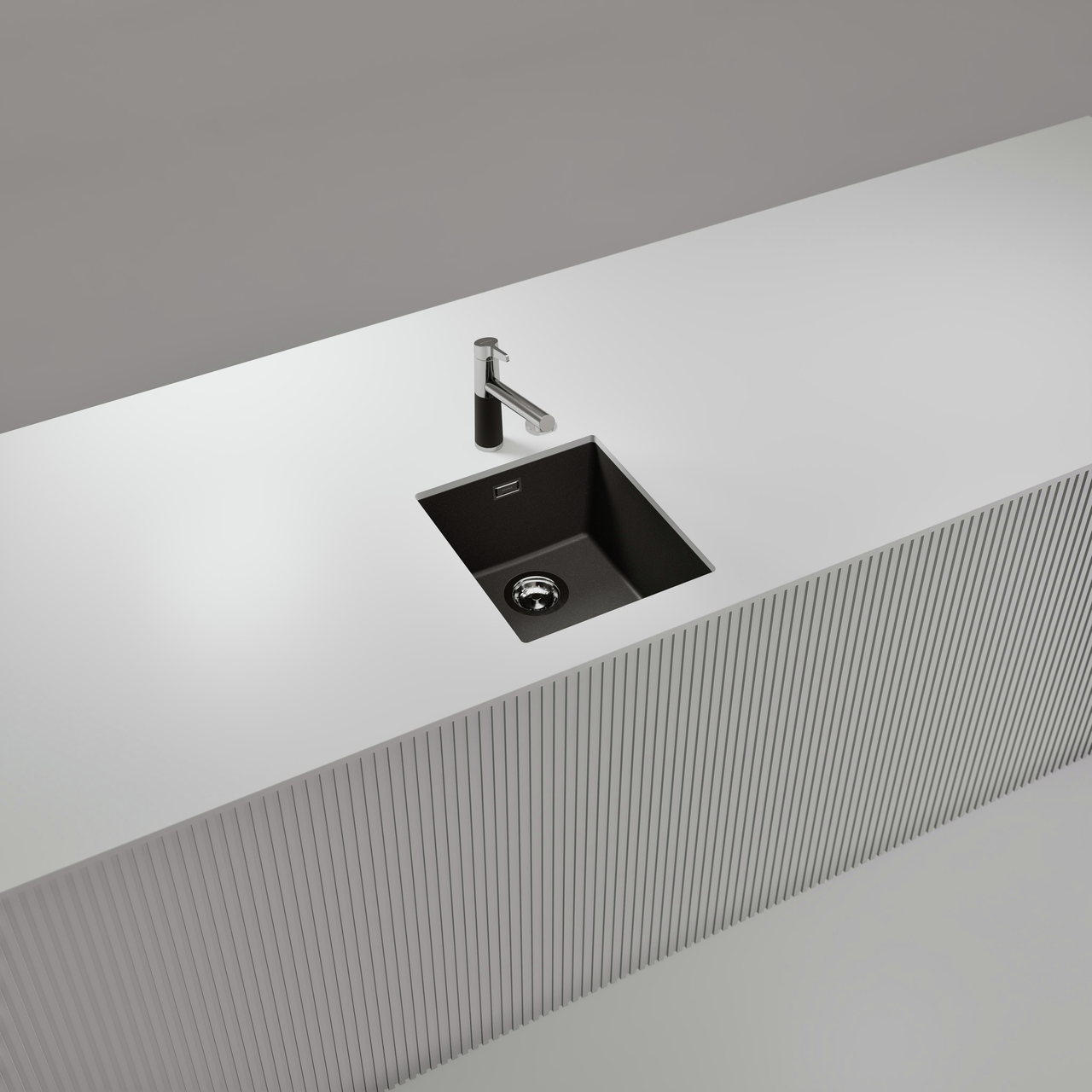 Dřez FORMHAUS D-100LS NERO